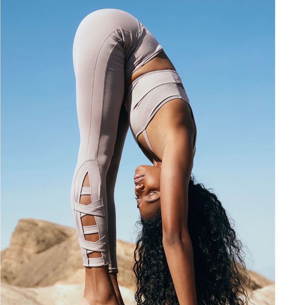 Free People Movement sky blue leggings